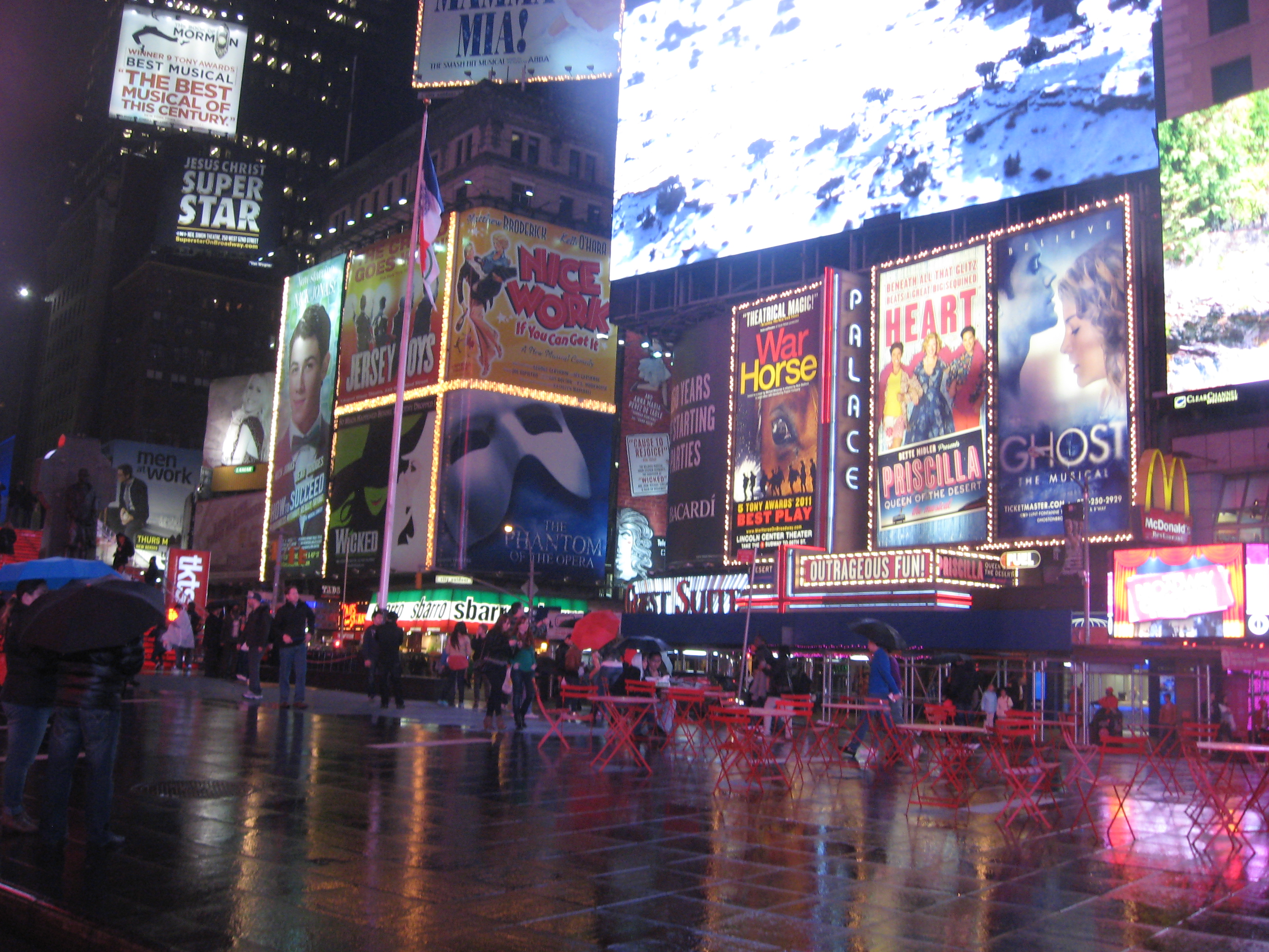 timesquare at night